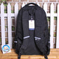Jincaizi Premium Quality Big Size School Bag For Grade 6 to 8 Black (A2339#)