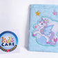 Unicorn Themed Fur Cover Notebook / Diary Blue (3265N)