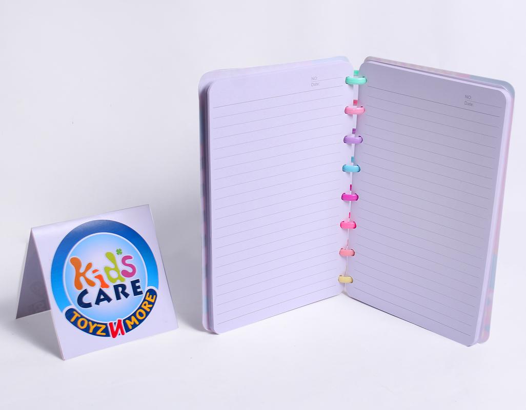 Donut Themed 200 Single Lined Page Spiral Notebook / Diary (5062)