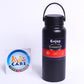 Metallic Thermal 304 Grade Stainless Steel 900 ml Water Bottle Black (0155)