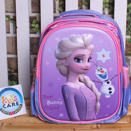 Load image into Gallery viewer, Frozen Elsa Themed 3D School Bag for KG 1 &amp; KG 2 (13020N)
