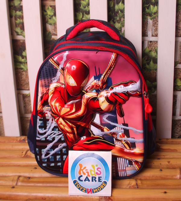Spider Man 3D School Bag for KG Kids (2328)
