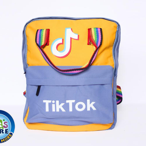 Load image into Gallery viewer, Tik Tok Stylish Bag / Travel Backpack for Girls Blue (6601#)
