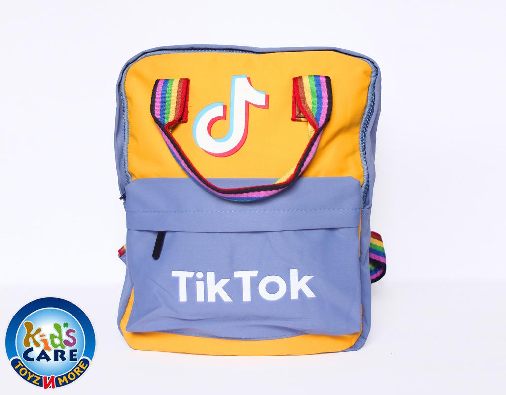 Tik Tok Stylish Bag / Travel Backpack for Girls Blue (6601#)