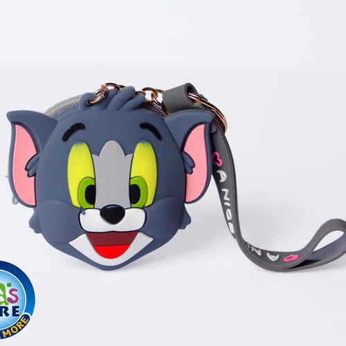 Load image into Gallery viewer, Cute Tom Shaped Silicone Pouch Key Chain / Bag Hanging (KC5637)

