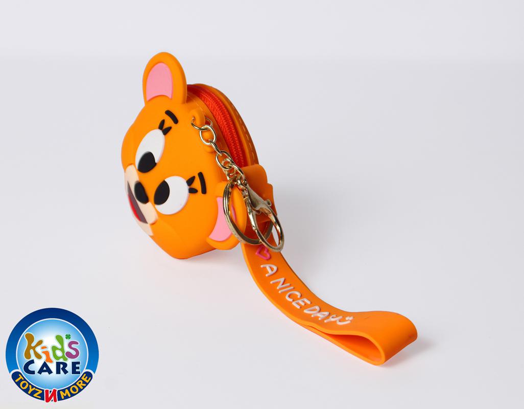 Cute Jerry Shaped Silicone Pouch Key Chain / Bag Hanging (KC5637)