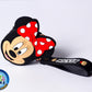 Minnie Mouse Shaped Silicone Pouch Key Chain / Bag Hanging (KC5637)