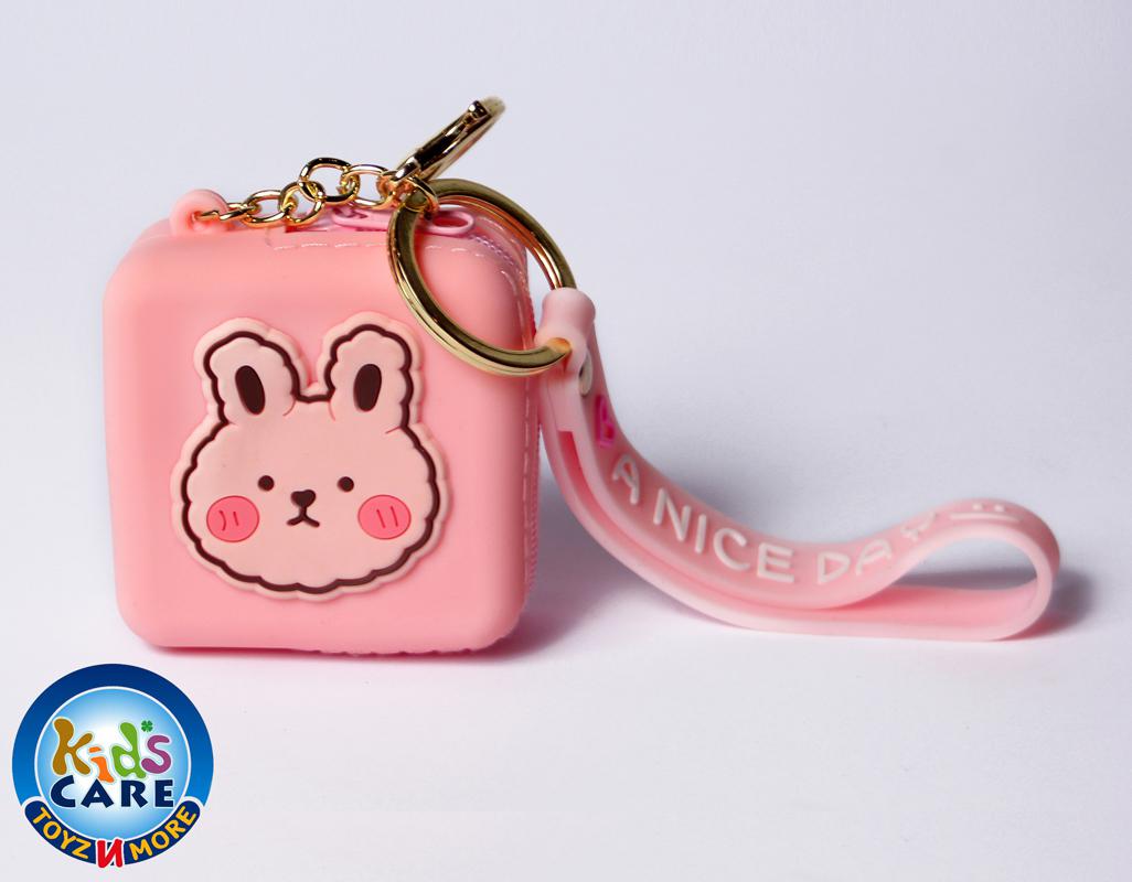 Cute Cartoon Themed Silicone Pouch Key Chain / Bag Hanging (KC5637)