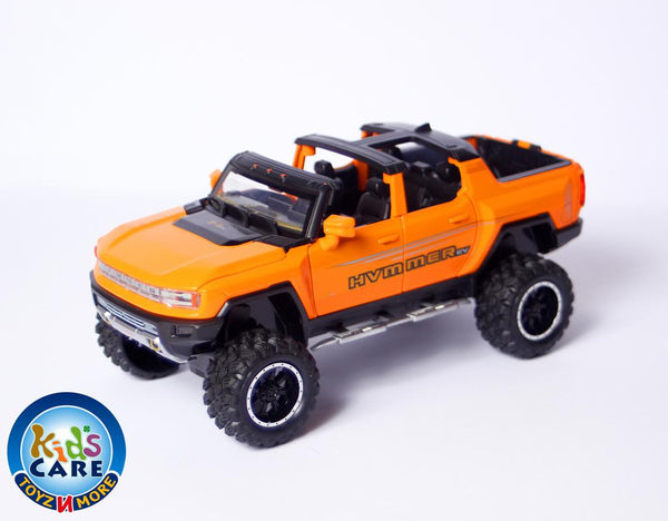 Highly Detailed Diecast Model Hvmmer Metal Car 1:24 Scale Orange (A2423)