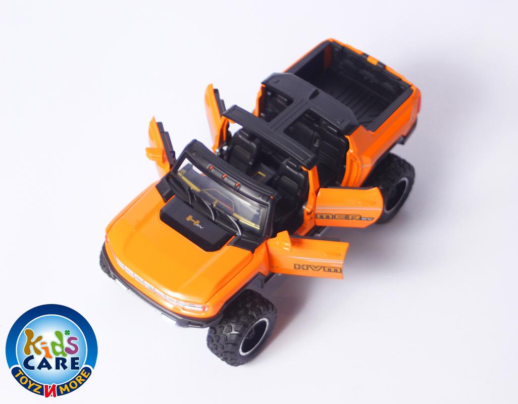 Highly Detailed Diecast Model Hvmmer Metal Car 1:24 Scale Orange (A2423)