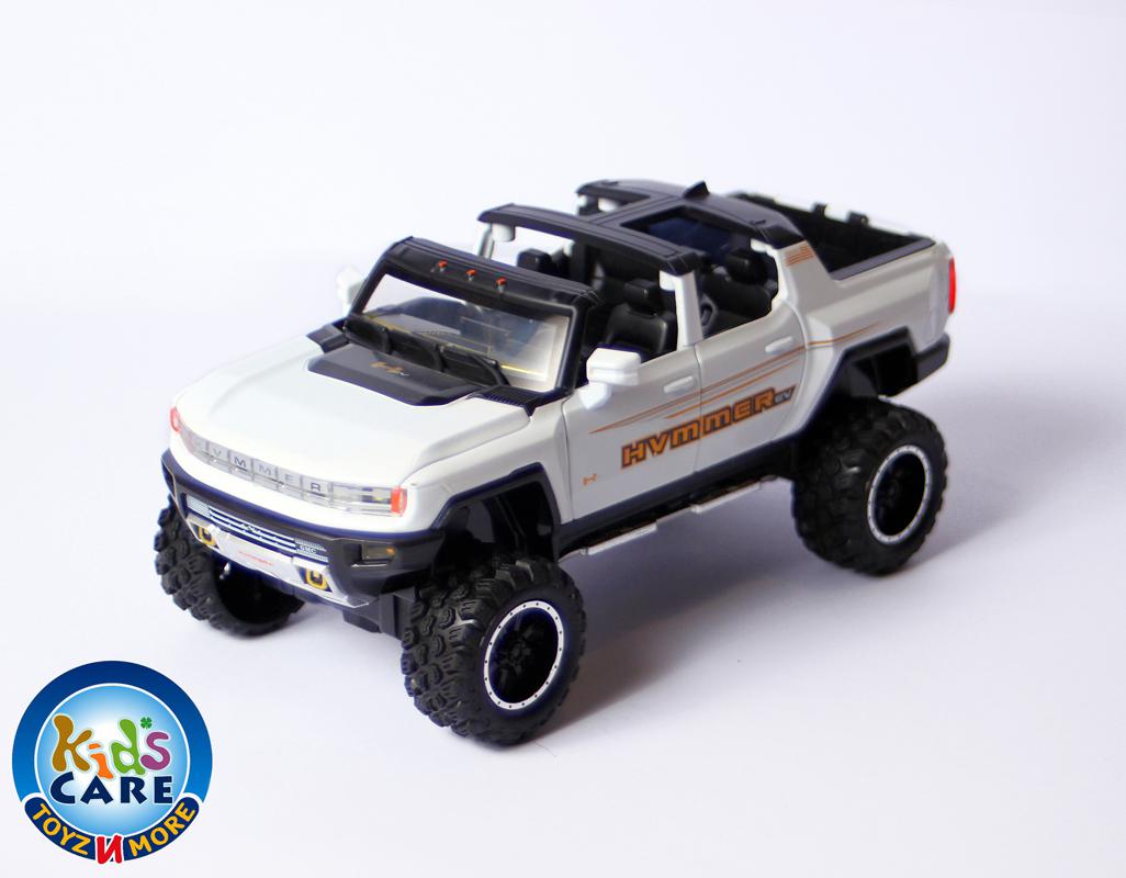 Highly Detailed Diecast Model Hvmmer Metal Car 1:24 Scale White (A2423)