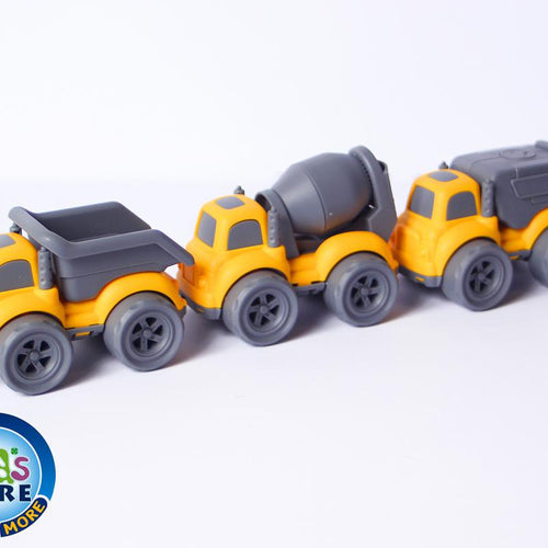 Load image into Gallery viewer, Pack of 3 Friction Powered Engineering Trucks Set (6815-3)
