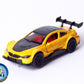 Alloy Flyback Sports Car Die Cast Model With Lights and Sound Yellow (KC5662F)