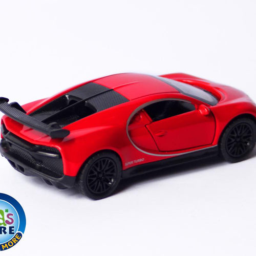 Load image into Gallery viewer, Bugatti Chiron Divo Supercar Alloy Car Model Diecasts Toy With Lights and Sound Red (KC5662J)
