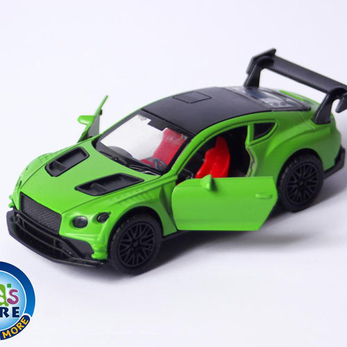 Load image into Gallery viewer, Bentley Continental GT3 Model Diecasts Toy With Lights and Sound Green (KC5662L)
