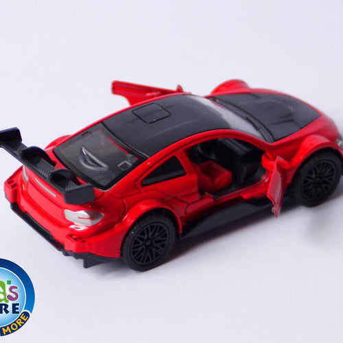 Load image into Gallery viewer, Alloy Flyback Sports Car Die Cast Model With Lights and Sound Red (KC5662E)
