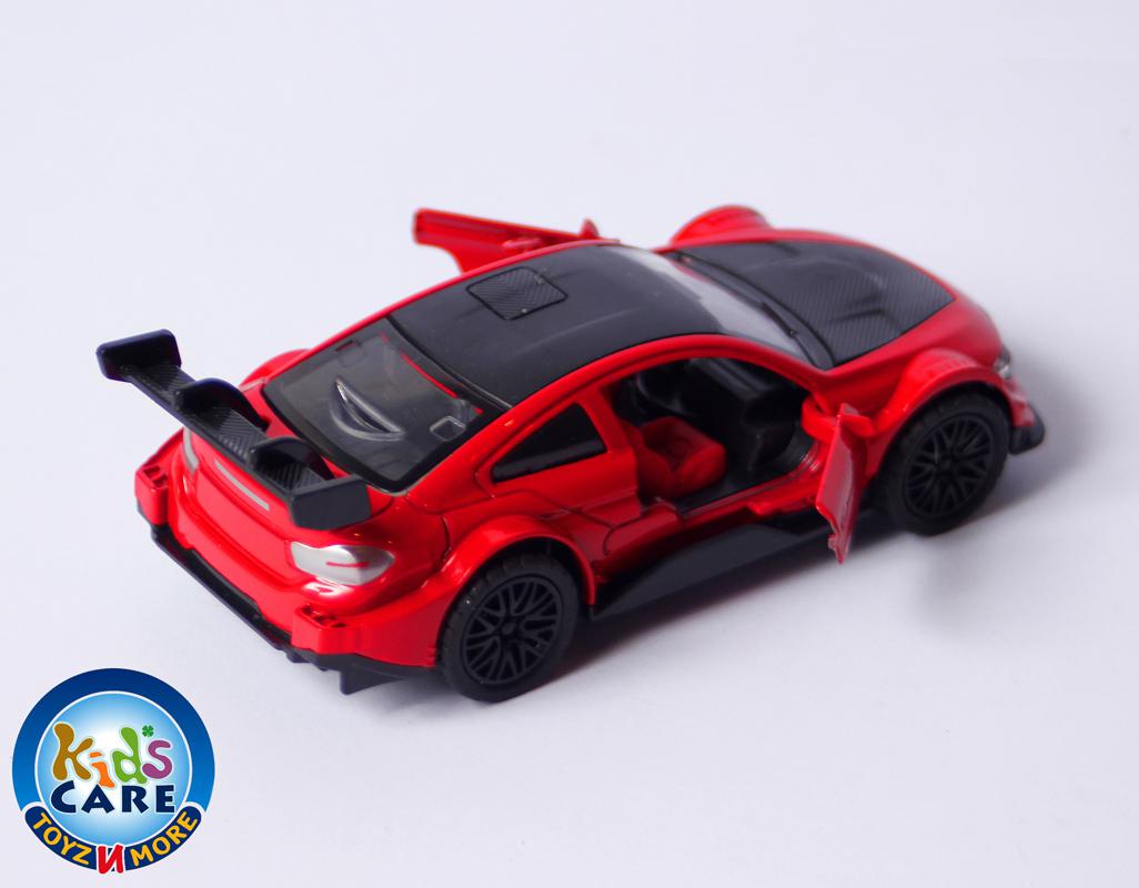 Alloy Flyback Sports Car Die Cast Model With Lights and Sound Red (KC5662E)