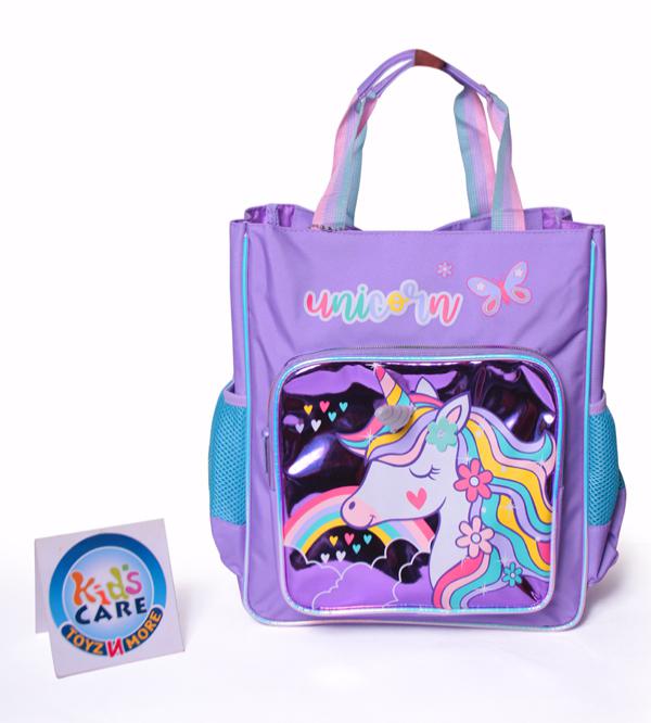 Vest Brand Adorable Unicorn Themed Hand Bag - Purple (U2093)