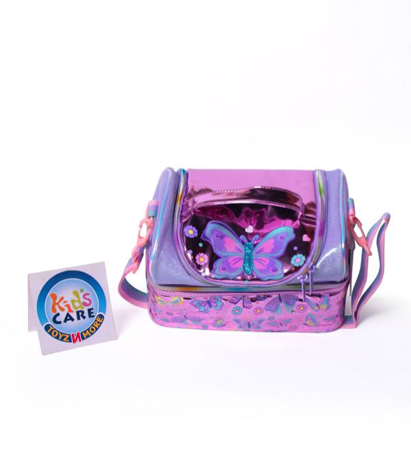 Vest Brand Butterfly Themed Two Compartment Insulated Lunch Bag (U2058)