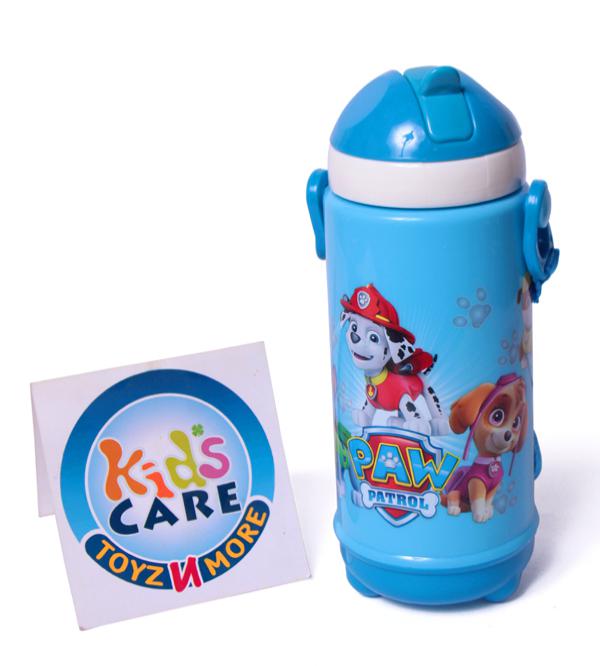 Paw Patrol Themed 600 ml Water Bottle With Straw (NX-420)