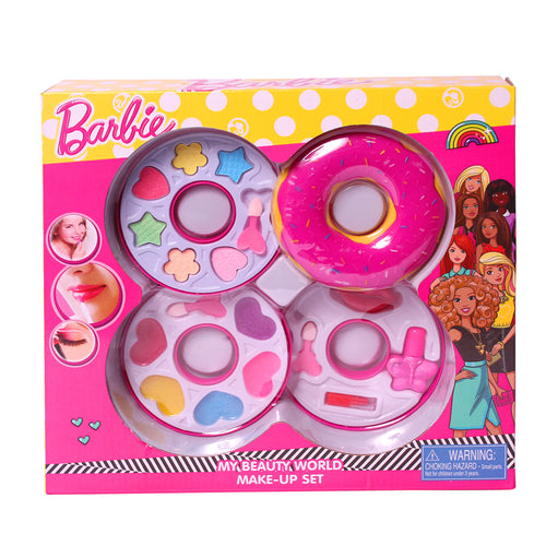 Load image into Gallery viewer, Barbie Donut Shaped Three Level Rotatable Makeup Set (FX770-11C)
