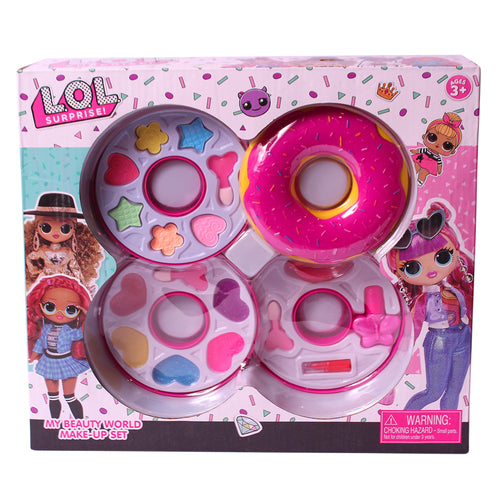 Load image into Gallery viewer, LOL Surprise Donut Shaped Three Level Rotatable Makeup Set (FX770-11A)
