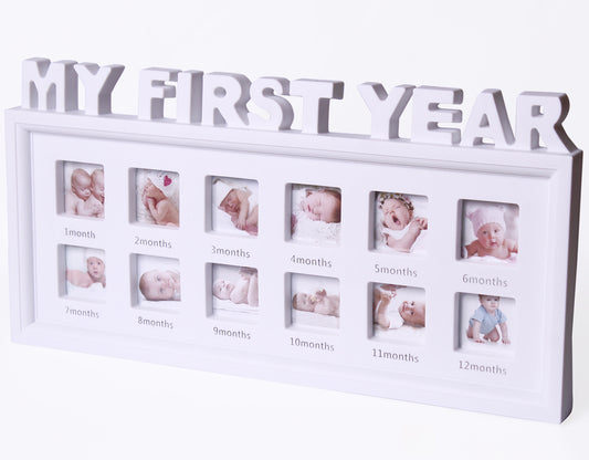 My First Year Photo Frame White (AM1621)