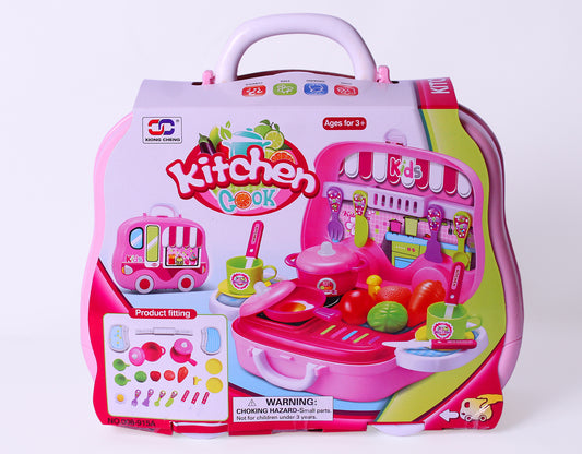Hand Bag Shaped Kitchen Set for Girls (008-915A)
