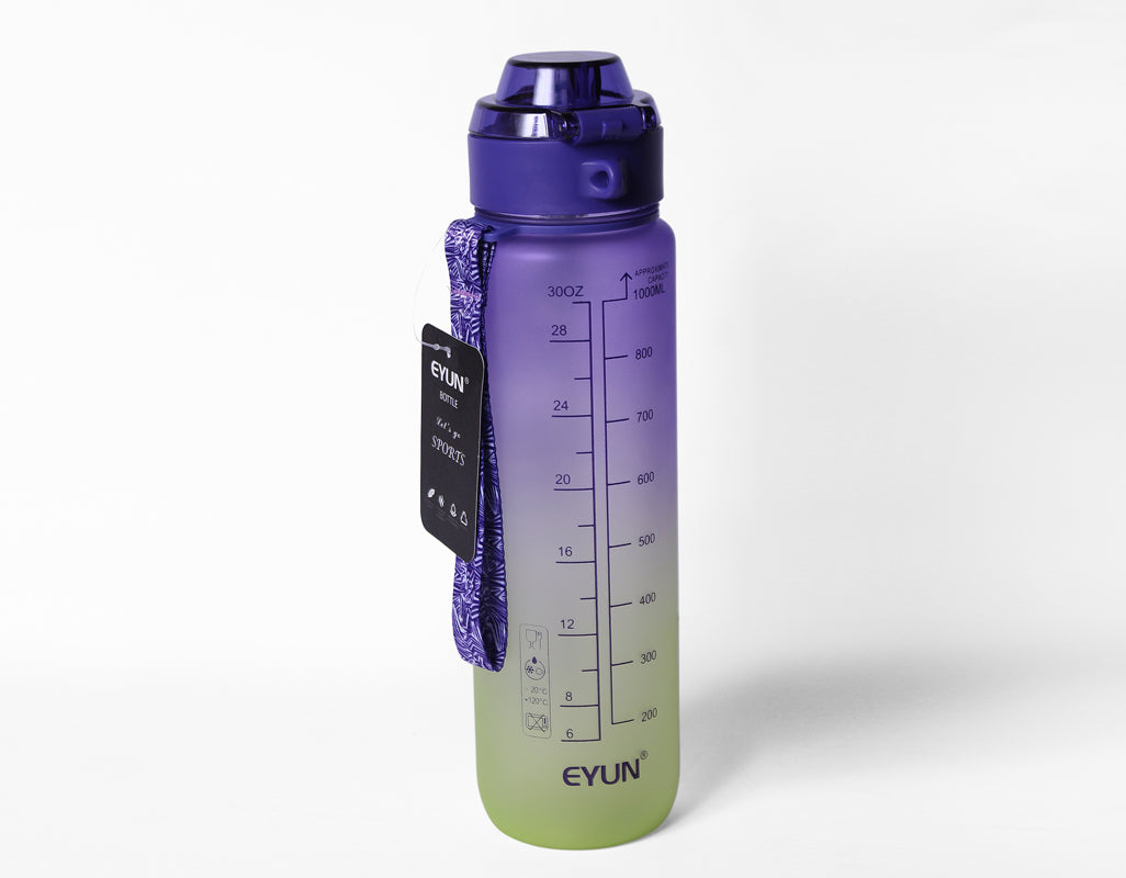 Eyun BPA Free Leakproof Water Bottle 1000 ml Purple (YY-257)