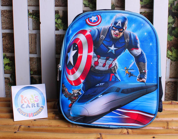 Captain America Themed School Bag For KG-1 & KG-2 (KC5274)