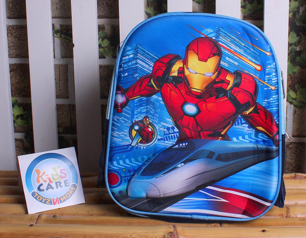 Iron Man Themed School Bag For KG-1 & KG-2 (KC5274)