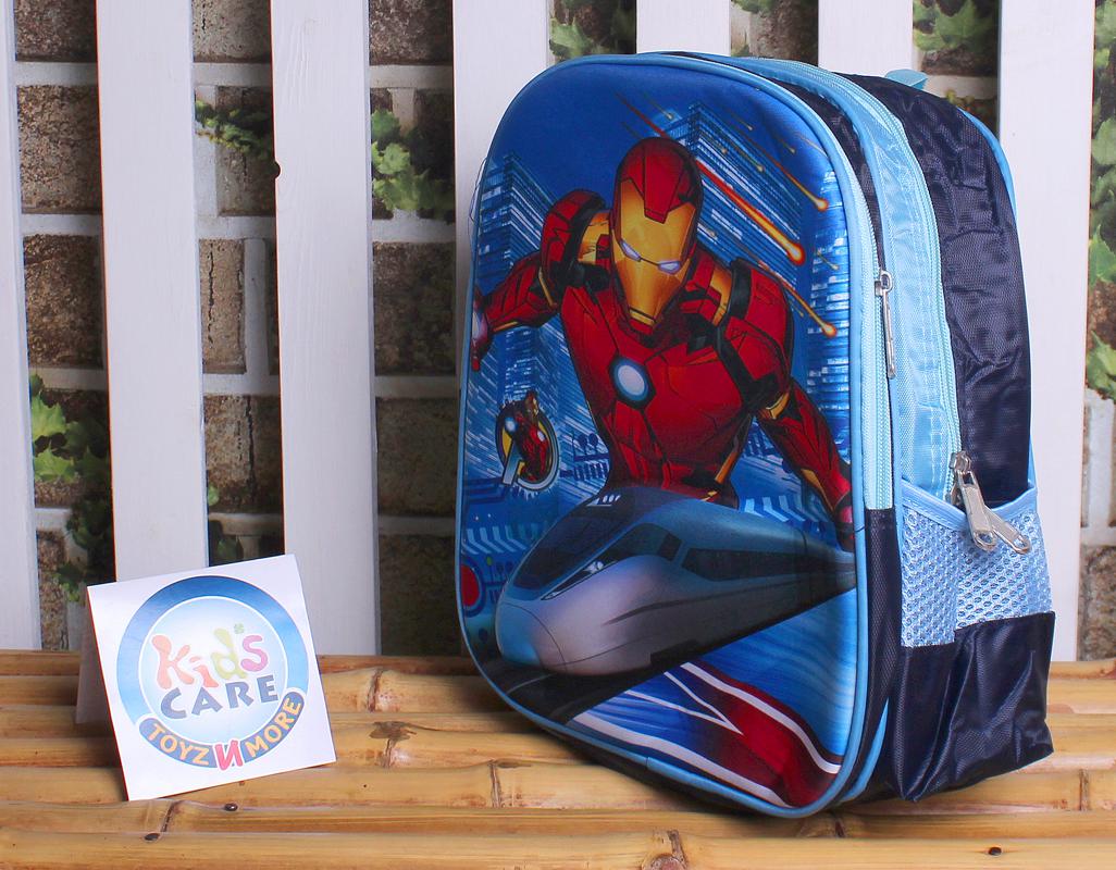 Iron Man Themed School Bag For KG-1 & KG-2 (KC5274)