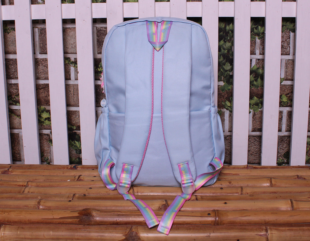 Stylish School Bag / Travel Backpack for Girls Blue (KC5617)