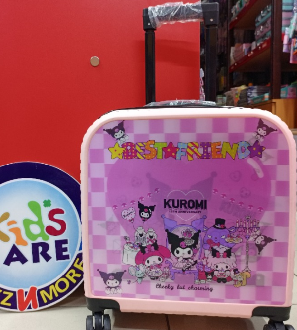 Cinnamoroll Kids Travel Suitcase | 3D Lenticular Magical Image | Lightweight Trolley Bag with Number Lock & Smooth Wheels (Copy)