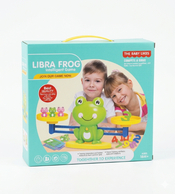 Libra Frog Intelligent Math Balance Game for Toddlers with Counting Nu ...