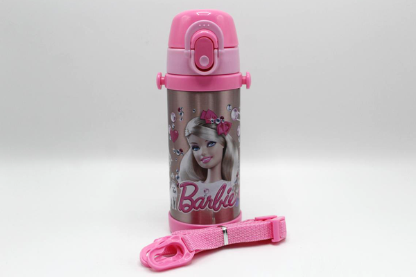 350 ml Barbie Thermal Metallic Water Bottle - Pink (GX-350)