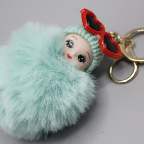 Load image into Gallery viewer, Baby With Glasses Cute Keychain &amp; Bag Hanging
