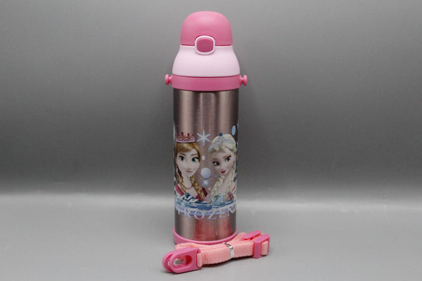 Frozen Pink Thermal Metallic Water Bottle (MT-500)