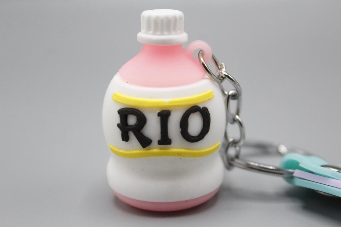 Rio Bottle PVC Keychain & Bag Hanging With Pop It Bracelet (KC5550)
