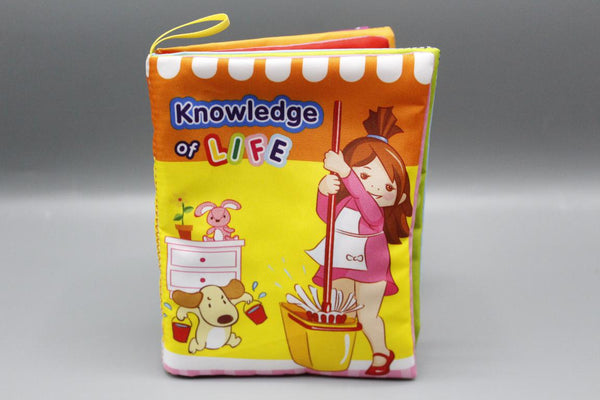 Knowledge of Life (Daily Necessities) Non-Toxic Fabric / Cloth Book for Kids Early Education (KC3055)