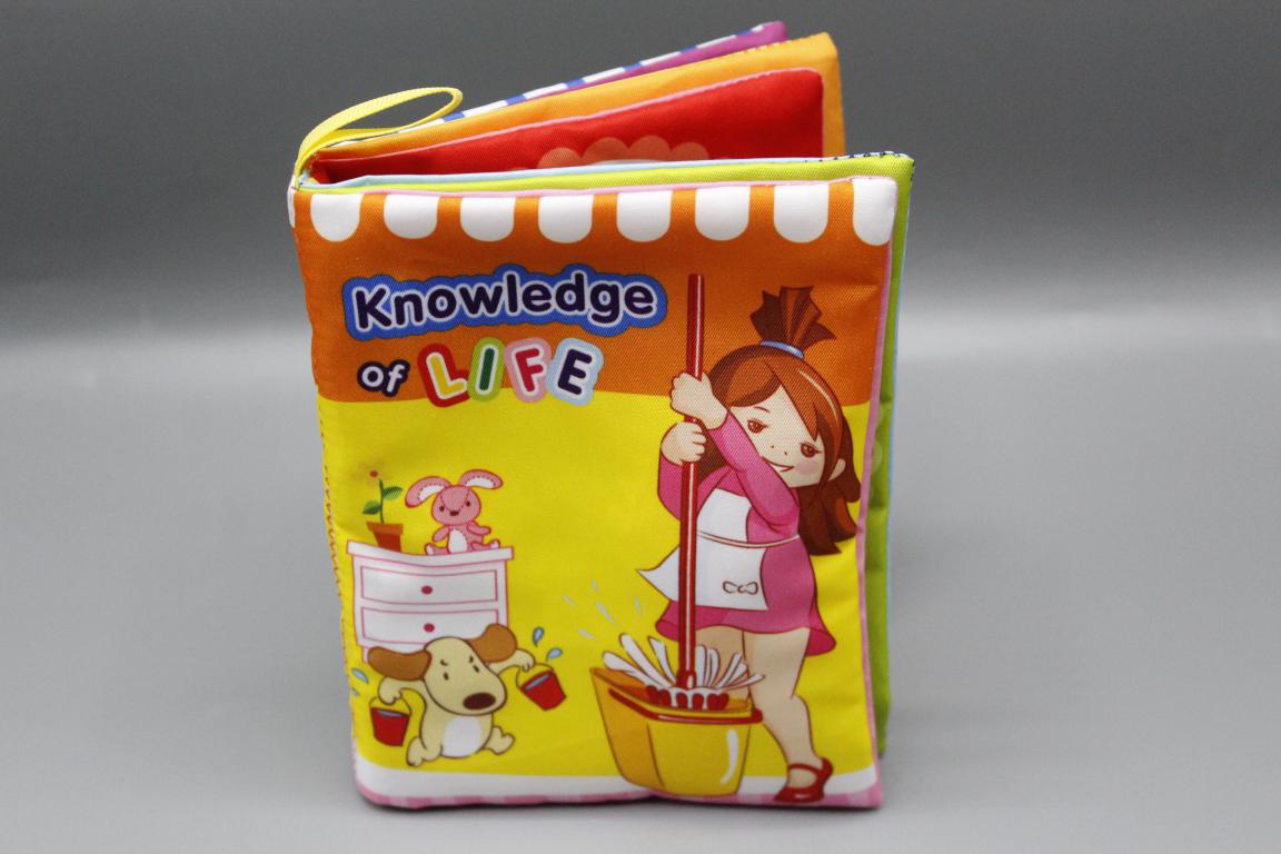 Knowledge of Life (Daily Necessities) Non-Toxic Fabric / Cloth Book for Kids Early Education (KC3055)