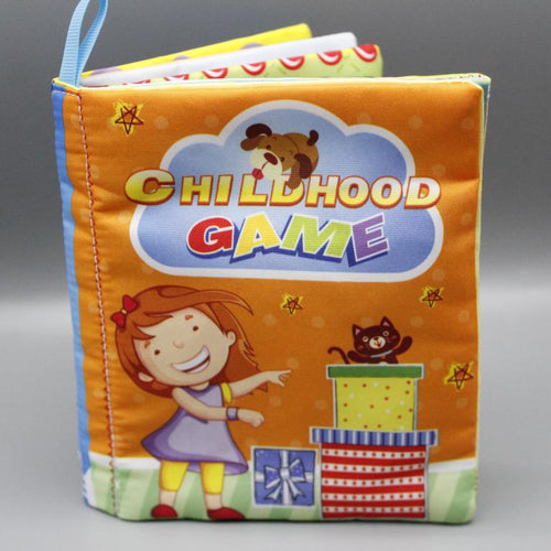 Load image into Gallery viewer, Childhood Games Non-Toxic Fabric / Cloth Book for Kids Early Education (KC3055)
