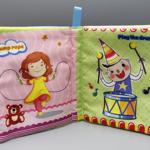 Load image into Gallery viewer, Childhood Games Non-Toxic Fabric / Cloth Book for Kids Early Education (KC3055)
