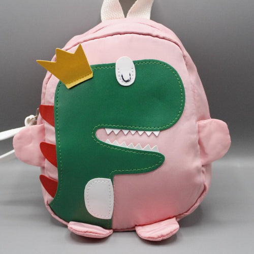 Load image into Gallery viewer, Cute Dinosaur Small Backpack / Snack Bag Pink (KC5548)

