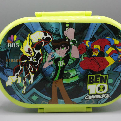 Load image into Gallery viewer, Ben 10 Lunch Box With Two Portions, Spoon &amp; Fork (KC5271)

