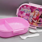 Barbie Lunch Box With Two Portions, Spoon & Fork (KC5271)