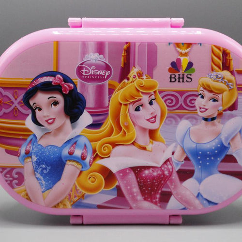 Load image into Gallery viewer, Princess Lunch Box With Two Portions, Spoon &amp; Fork (KC5271)
