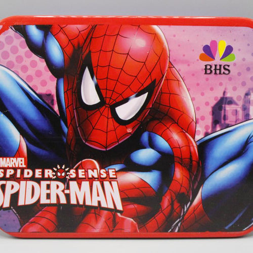 Load image into Gallery viewer, Spider Man Lunch Box With Three Portions, Spoon &amp; Fork (KC5261)
