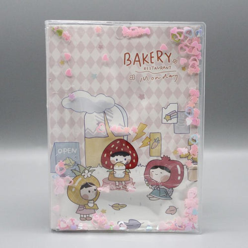 Load image into Gallery viewer, Bakery Restaurant Floating Stars Cover Diary / Notebook (KC5555)
