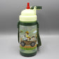Jungle Safari Water Bottle With Straw 400 ml Green (KC5472)